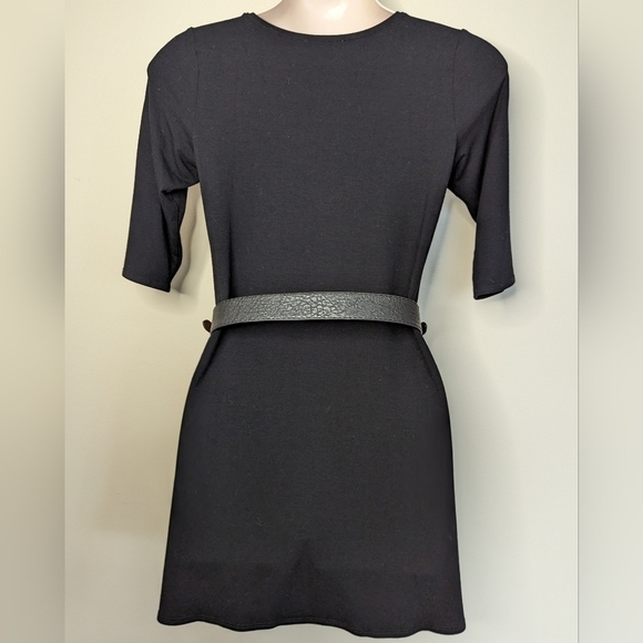 Eileen FISHER jersey tunic top dress xs petite pp black - Picture 9 of 15